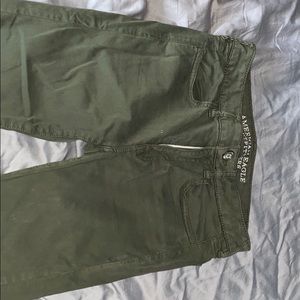 AE dark green jegging